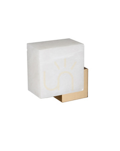 Lampa ścienna CUBO LED złota 18 cm small 4