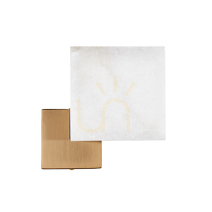 Lampa ścienna CUBO LED złota 18 cm small 6