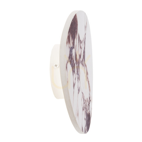 Sprawdź Kinkiet Max Light Marbles W0390 biały kamień naturalny LED 10W 28 cm