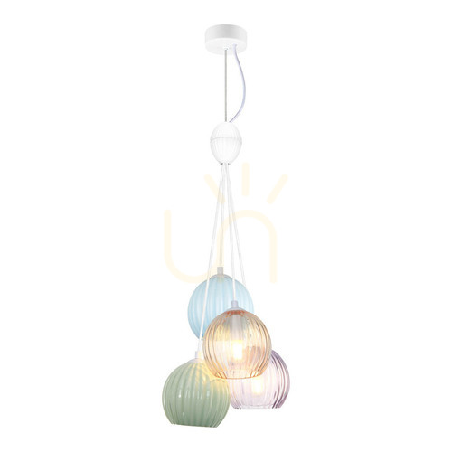 Sprawdź Lampa Wisząca Italux Cases Biała E14 4-Punktowa PND-94794-4B-MLTI
