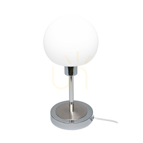 Sprawdź Lampka biurkowa Italux Cave LED chrom szkło opalowe 30 cm TB-92039-CH