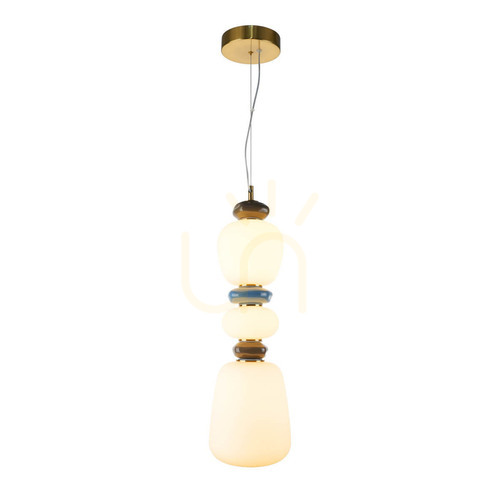 Sprawdź Lampa Wisząca Italux LED Złota Szkło Ceramiczna PND-94981V-3A-GD