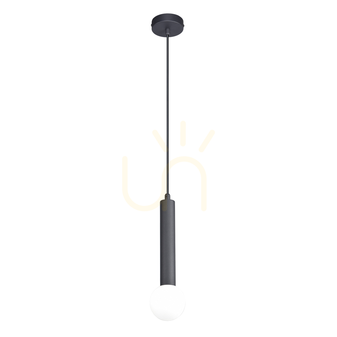 Sprawdź Lampa wisząca Italux Filano czarna szkło opalowe G9 PND-33574-1-BK Lampa wisząca Italux Filano czarna szkło opalowe G9 PND-33574-1-BK