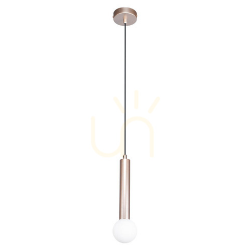 Sprawdź Lampa Wisząca Italux Filano Brązowa Szkło Opalowe G9 PND-33574-1-CF