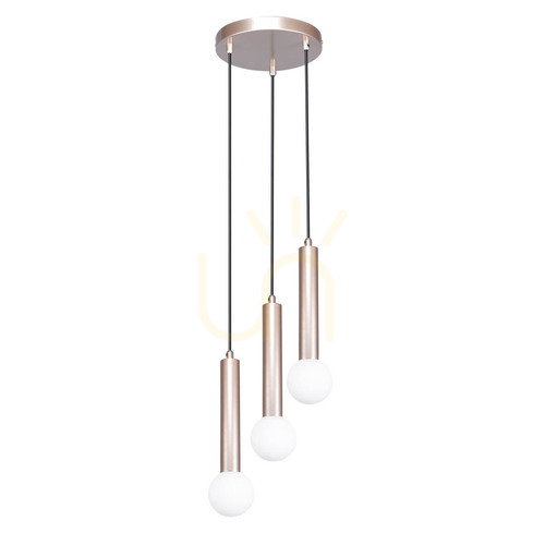Sprawdź Lampa wisząca Italux Filano 3xG9 brązowe szkło opalowe PND-33574-3-CF