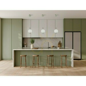 Lampa wisząca Italux Lenti LED 7W 3000K srebrna z białym kloszem PND-83631-1-SC-WH small 1