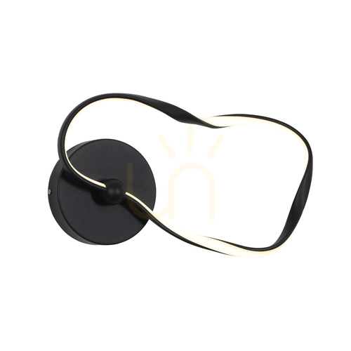 Sprawdź Kinkiet Italux Amaya LED Czarny 40 cm WL-22782-BK