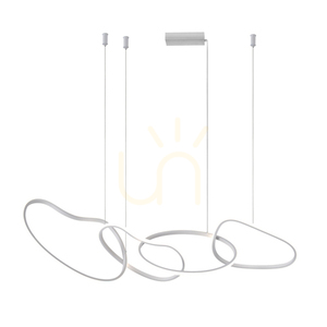 Lampa wisząca Italux Fonte LED 4-punktowa biała PND-22412-S4-WH small 0