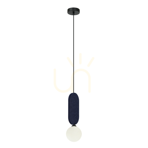 Sprawdź Lampa wisząca Italux Lorenzo niebieska G9 PND-59815-1-BLU