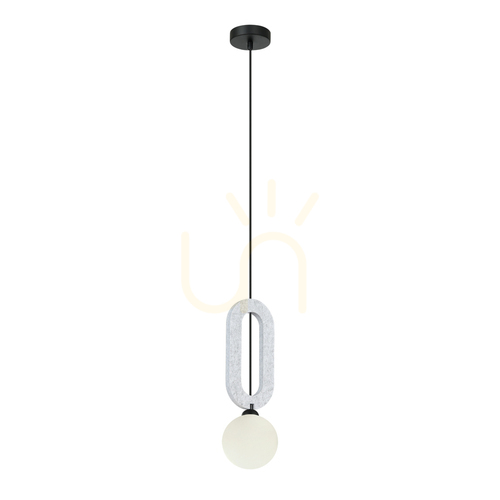 Sprawdź Lampa wisząca Italux Masso G9 szaro-biała PND-59839-1-LGR