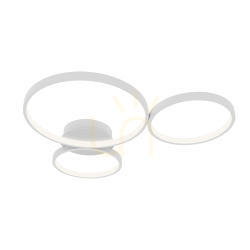 Sprawdź Plafon Italux Maver LED 3-punktowy czarny 61,2 cm SPL-20452-3-WH