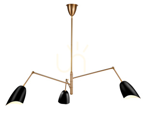 Lampa wisząca RAGNO czarna 150 cm small 3