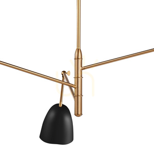 Lampa wisząca RAGNO czarna 150 cm small 7