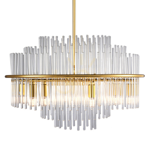 Sprawdź Lampa wisząca LUXORIA złota 50*35 cm