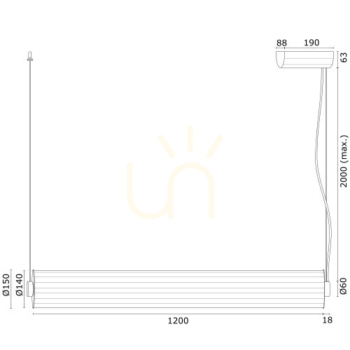Sprawdź Lampa Wisząca Argon Hampton Transparentna Szklana LED IP20 8624