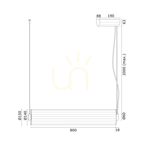 Sprawdź Lampa wisząca Argon Hampton transparentna ryflowana mosiądz szczotkowany 8627