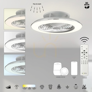 Wentylator sufitowy LED Mantra ALISIO XL 7491 srebrny, 73,5 cm small 6