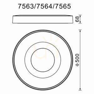 Lampa sufitowa Mantra COIN 7565 small 2