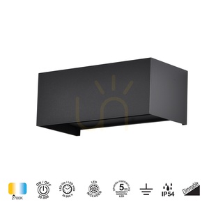 Kinkiet zewnętrzny LED Mantra DAVOS 8607, czarny, 24 W, 2700 K small 1