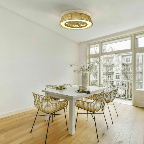 Sprawdź Wentylator sufitowy z oświetleniem LED Mantra INDONESIA 7810 rattan Ø63 cm