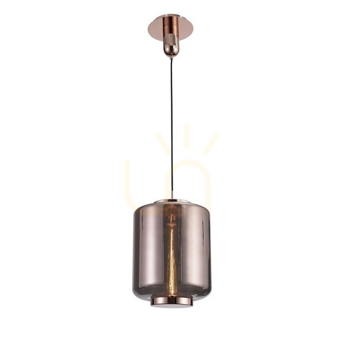 Sprawdź Miedziana lampa wisząca Mantra JARRAS 6193 ze szkłem, E27