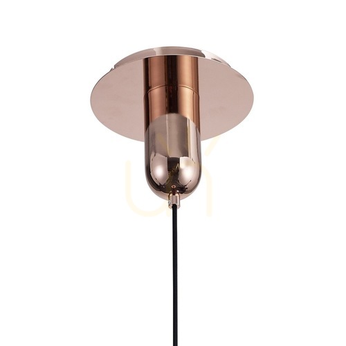 Sprawdź Lampa wisząca Mantra JARRAS 6196 – miedziana, szkło, E27, Ø17,5 cm