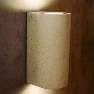 Biały kinkiet zewnętrzny Mantra LEVI 7180, beton, 2×GU10 small 0