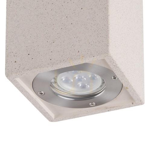 Sprawdź Plafon zewnętrzny Mantra LEVI 7186, beton biały, IP65, GU10