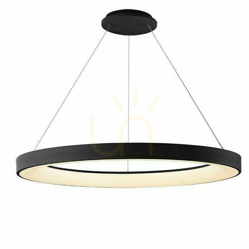 Sprawdź Żyrandol wiszący ring Mantra NISEKO II 90 cm czarny LED CCT z pilotem 8646