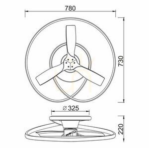 ŻYRANDOL Wentylator sufitowy Mantra ŻYRANDOL OCEAN 8236 small 4