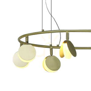 Żyrandol LED Mantra SHELL 7261 złoty 66 cm 3000 K small 3