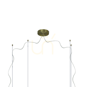 Żyrandol Mantra SHELL 7356 złoty LED 70W 3000K 130 cm small 3