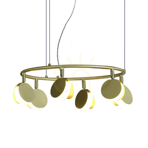Żyrandol Mantra SHELL 7356 złoty LED 70W 3000K 130 cm small 4