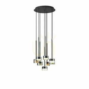 Lampa wisząca Mantra TONIC 7881 wielokolorowa 8 × GX53 small 0