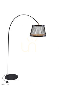 Lampa podłogowa Zuma Line BALU ML3328-1-3BD Czarny 1xLED small 1