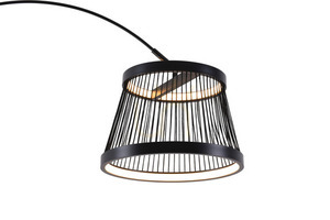 Lampa podłogowa Zuma Line BALU ML3328-1-3BD Czarny 1xLED small 2