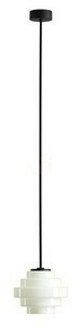 Lampa sufitowa Aldex Filo Milky L czarna szkło Fi 14 cm 9002PL_G1_L small 0