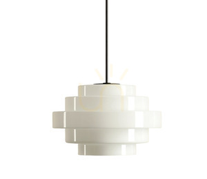 Lampa sufitowa Aldex Filo Milky M czarna szklana 28 cm 9000PL_G1_M small 1