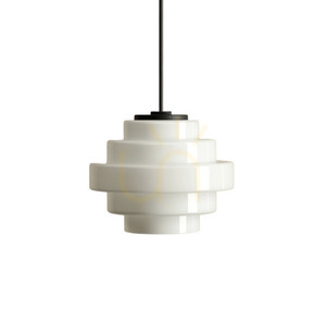 Plafon Aldex Filo Milky M czarny metal szkło G9 14 cm 9002PL_G1_M small 1