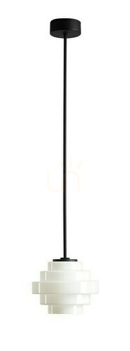 Sprawdź Plafon Aldex Filo Milky M czarny metal szkło G9 14 cm 9002PL_G1_M