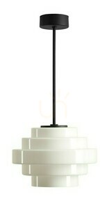 Lampa sufitowa plafon czarny Aldex Filo Milky S 22 cm 9001PL_G1_S small 0