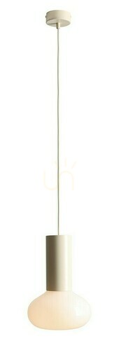 Sprawdź Lampa wisząca Aldex Flo Cream S 19 cm beżowa szkło 7000G9_S