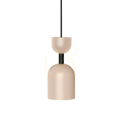 Sprawdź SUPURU beżowa sufitowa lampa wisząca z czarną rurką UMMO