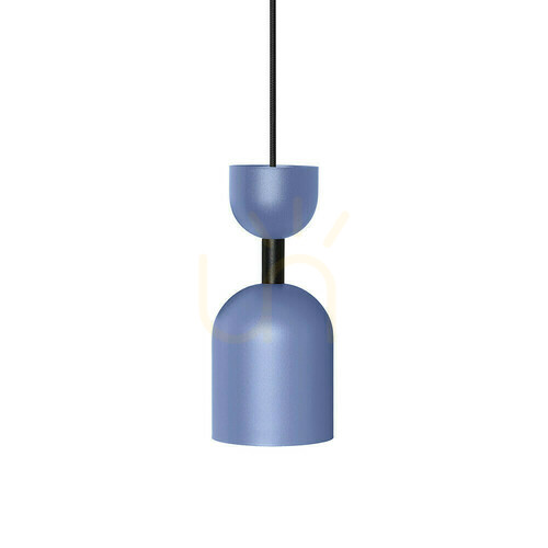 Sprawdź SUPURU niebieska sufitowa lampa wisząca z czarną rurką UMMO