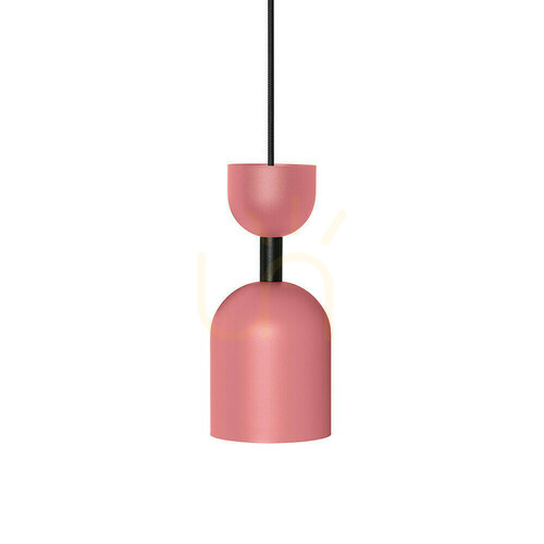 Sprawdź SUPURU różowa sufitowa lampa wisząca z czarną rurką UMMO