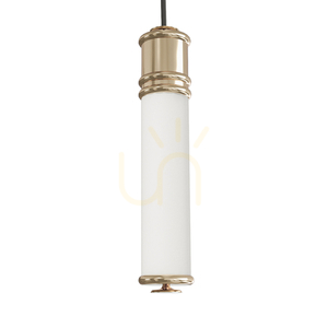Lampa wisząca Omi Gold Open Design Highlights biało-złota LED 10W 3000K small 1