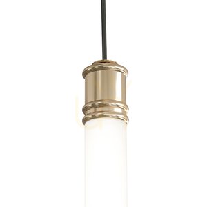Lampa wisząca Omi Gold Open Design Highlights biało-złota LED 10W 3000K small 2