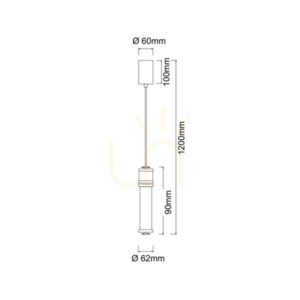 Lampa wisząca Omi I Cromo Open Design Highlights biało-chromowa LED 3000K small 3