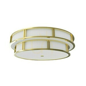 Lampa sufitowa Piano 6xE27 biała złoto satynowe Open Design Highlights 80 cm small 0