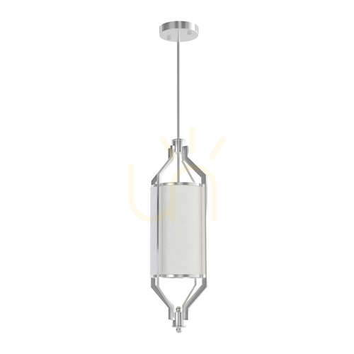 Sprawdź Lampa wisząca Zundo Satin Nikiel Biała 20 cm Open Design Highlights